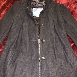 Free People Button Down Hoodie Coat